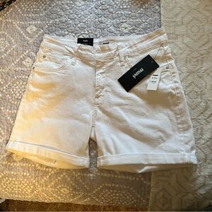Mavi Women's White Pixie Jean Shorts. Size 28, new with tags.